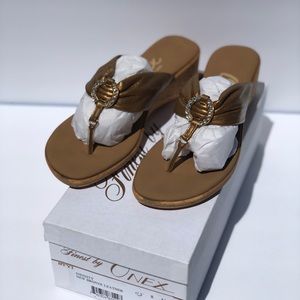 Finest by Onex Infinity Bronze Slide on Sandal